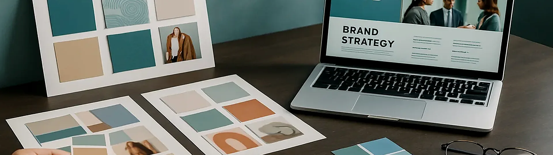 Hotel supplier digital brand building strategy dashboard showing website, SEO, social media, and content marketing channels